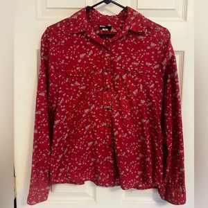 BDG Floral Button Up Shirt (women’s medium)